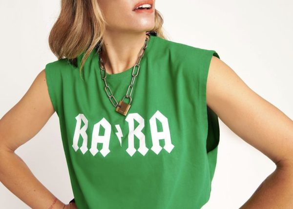 Camiseta Chica "RA-RA" Verde