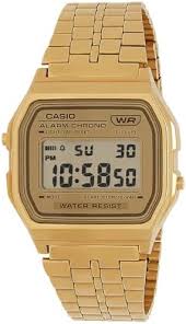 Reloj Digital Casio Unisex Dorado 37mm